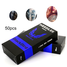 50 pcs # 12 M1 tattoo disposable needle blackbird Tattoo kit